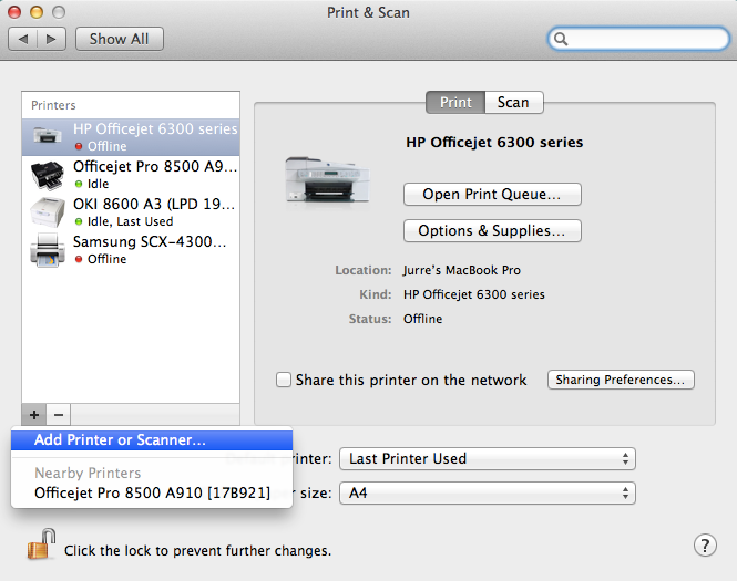 Hp scanner mac software download